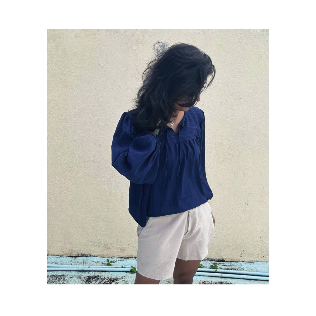 Blue Basics - casual top